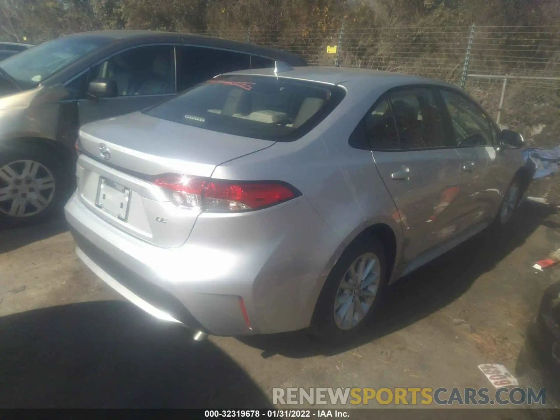 4 Photograph of a damaged car JTDVPMAE2N3002597 TOYOTA COROLLA 2022