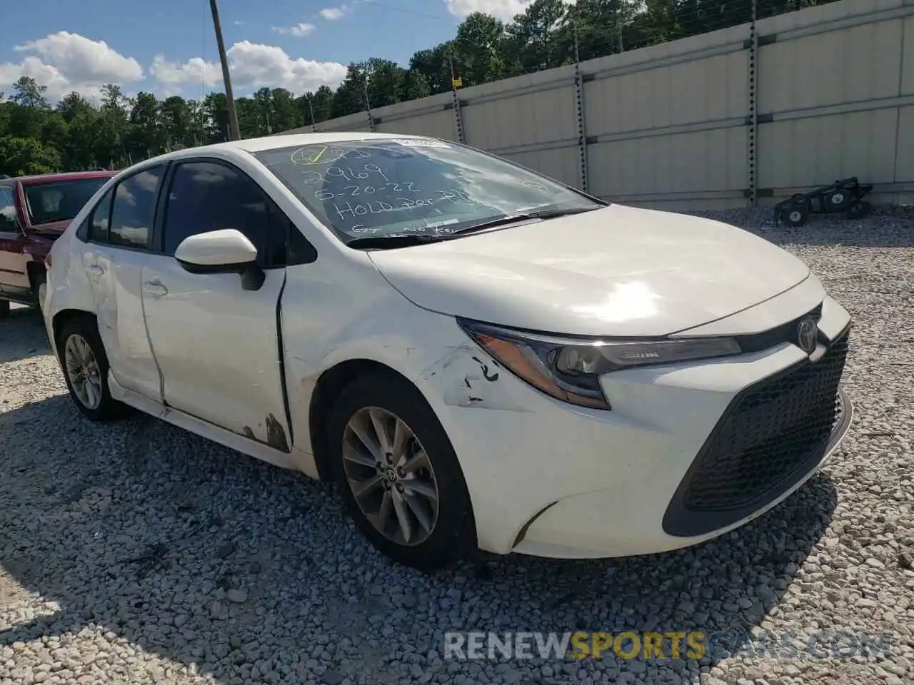 1 Photograph of a damaged car JTDVPMAE2N3002969 TOYOTA COROLLA 2022