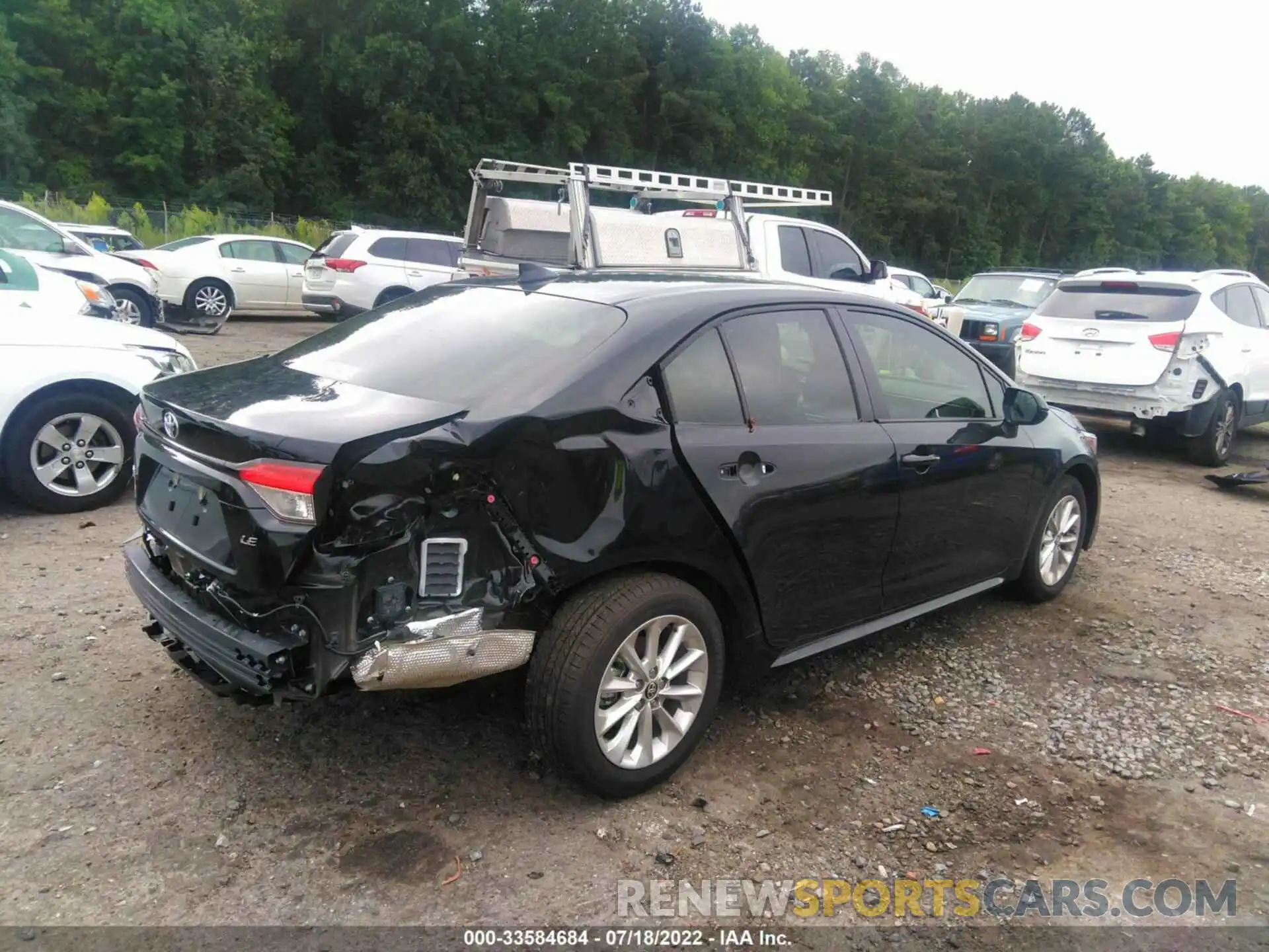 4 Photograph of a damaged car JTDVPMAE2NJ215321 TOYOTA COROLLA 2022