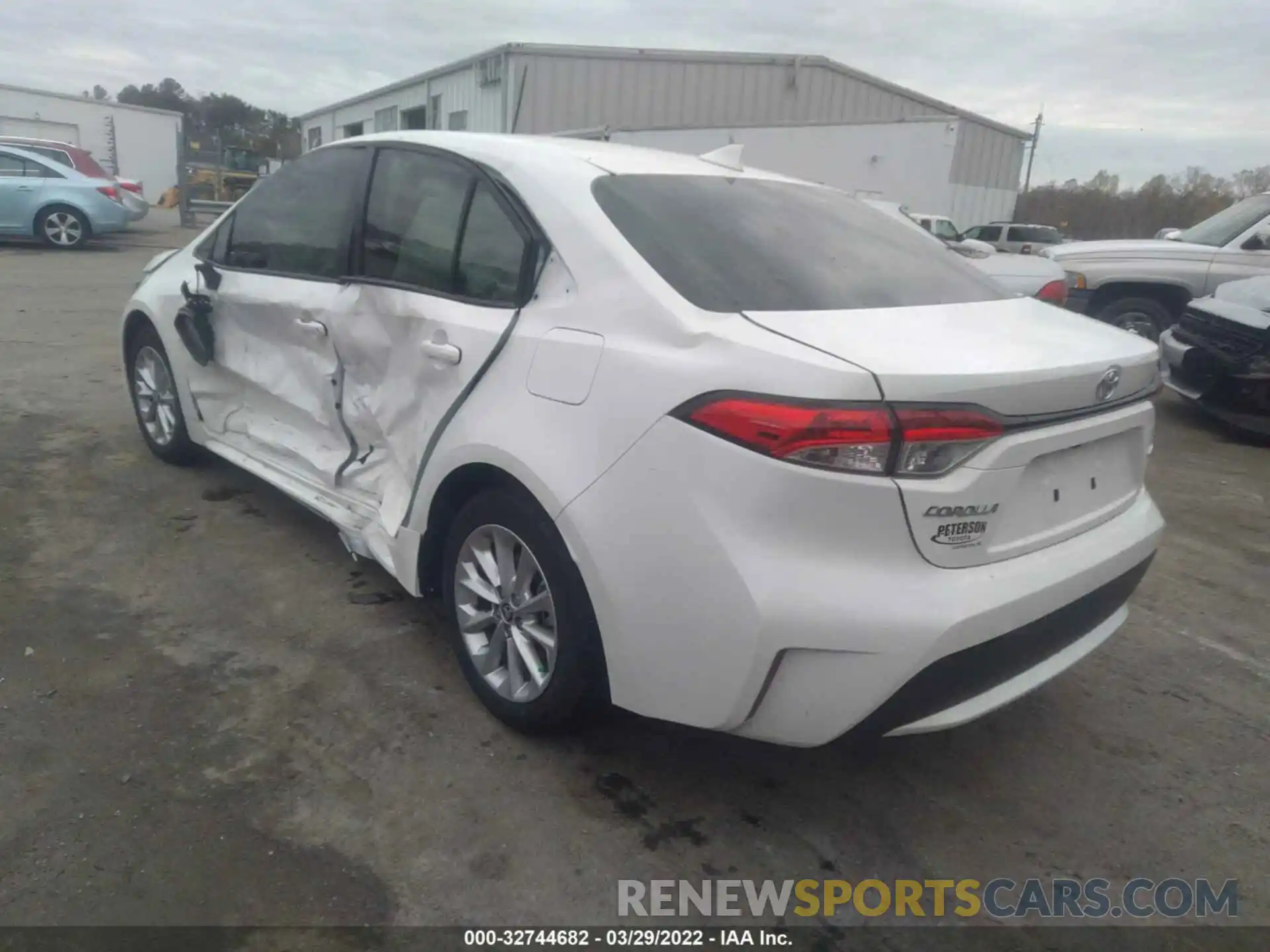 3 Photograph of a damaged car JTDVPMAE3N3006383 TOYOTA COROLLA 2022