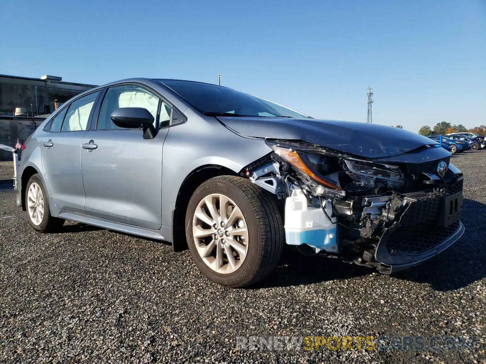 1 Photograph of a damaged car JTDVPMAE4NJ190860 TOYOTA COROLLA 2022