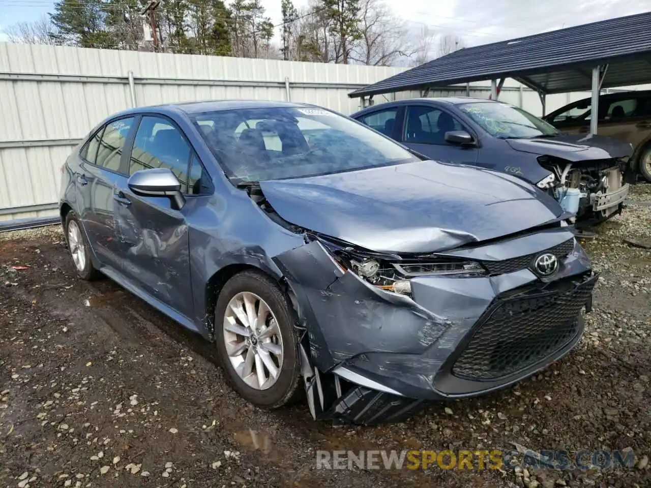 1 Photograph of a damaged car JTDVPMAE4NJ207432 TOYOTA COROLLA 2022