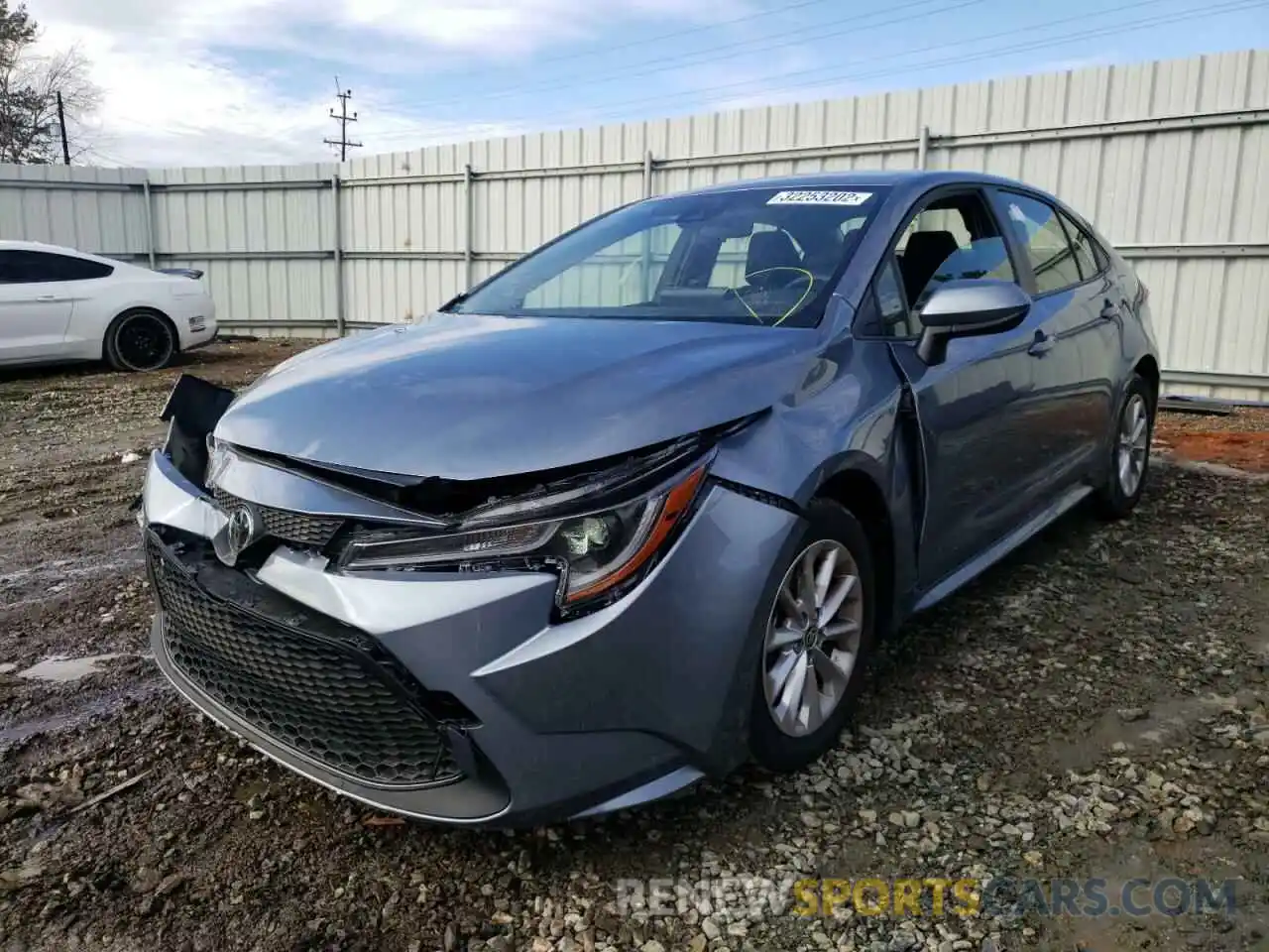 2 Photograph of a damaged car JTDVPMAE4NJ207432 TOYOTA COROLLA 2022