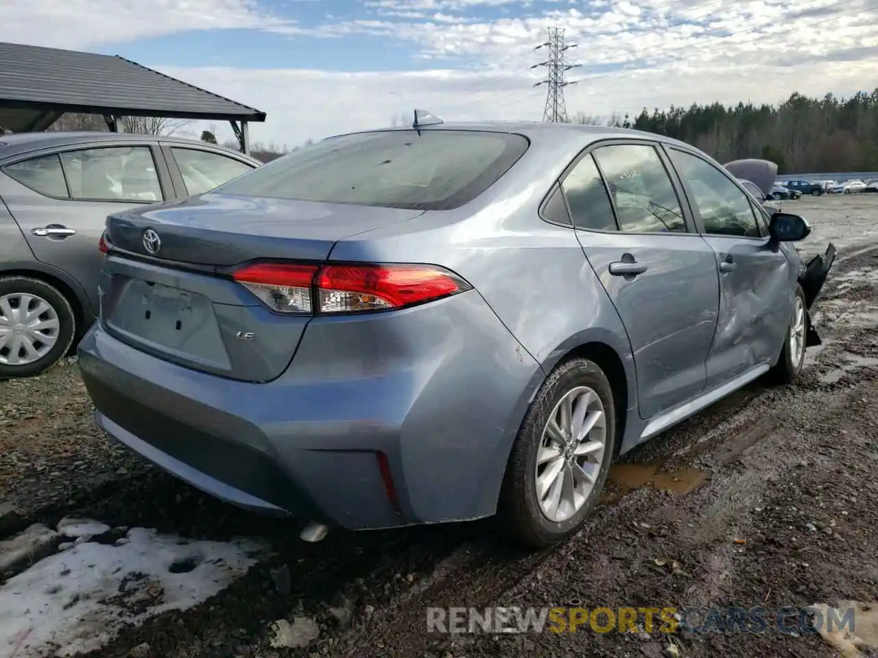 4 Photograph of a damaged car JTDVPMAE4NJ207432 TOYOTA COROLLA 2022