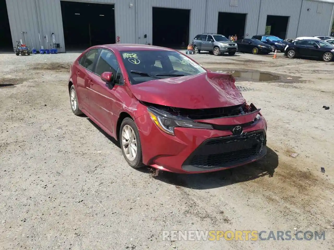 1 Photograph of a damaged car JTDVPMAE4NJ215885 TOYOTA COROLLA 2022