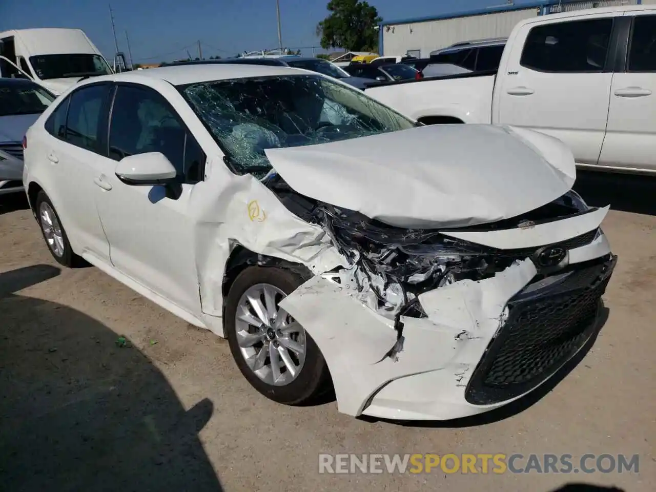 1 Photograph of a damaged car JTDVPMAE5N3005882 TOYOTA COROLLA 2022