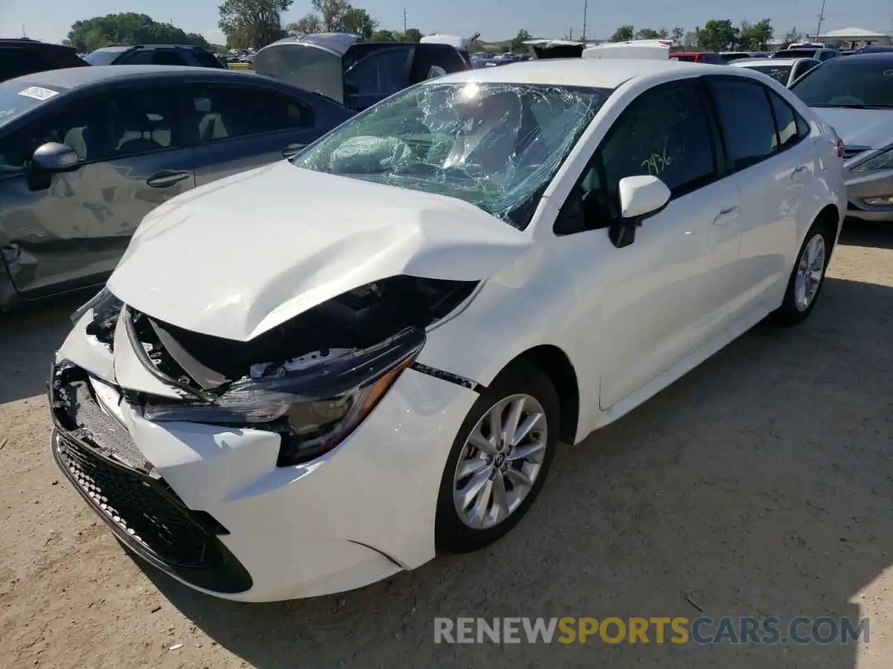 2 Photograph of a damaged car JTDVPMAE5N3005882 TOYOTA COROLLA 2022