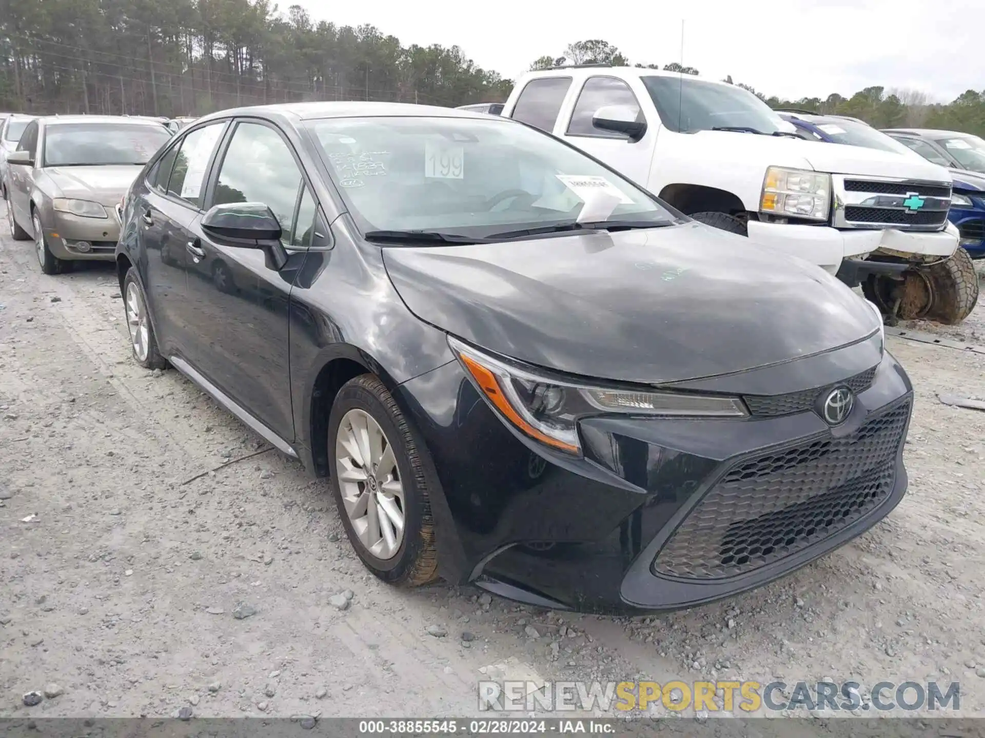 1 Photograph of a damaged car JTDVPMAE5NJ221839 TOYOTA COROLLA 2022