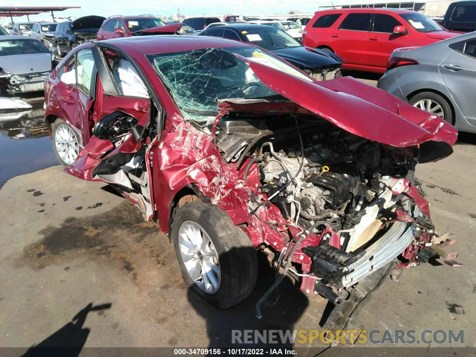 6 Photograph of a damaged car JTDVPMAE6NJ191895 TOYOTA COROLLA 2022