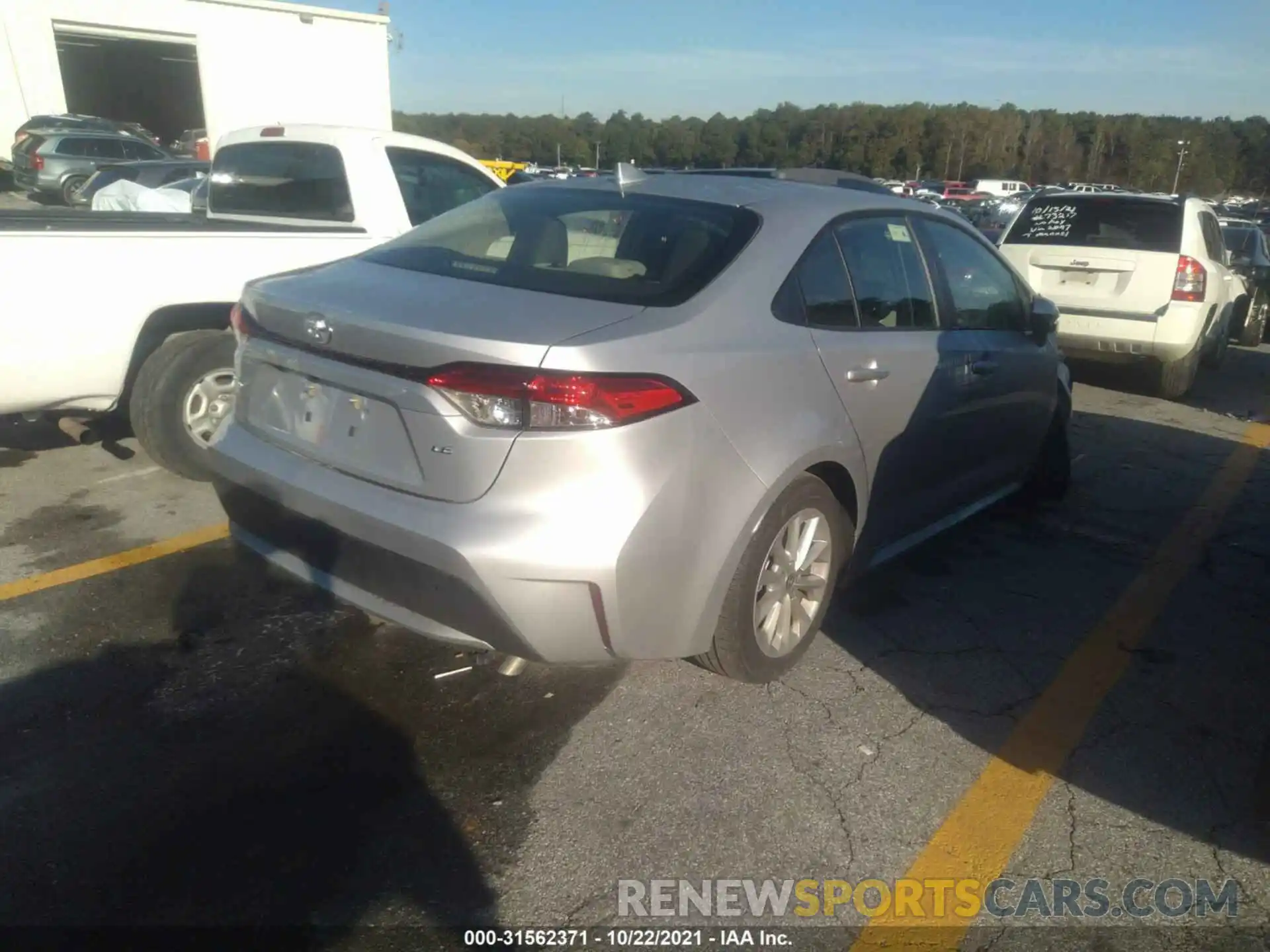 4 Photograph of a damaged car JTDVPMAE6NJ202569 TOYOTA COROLLA 2022