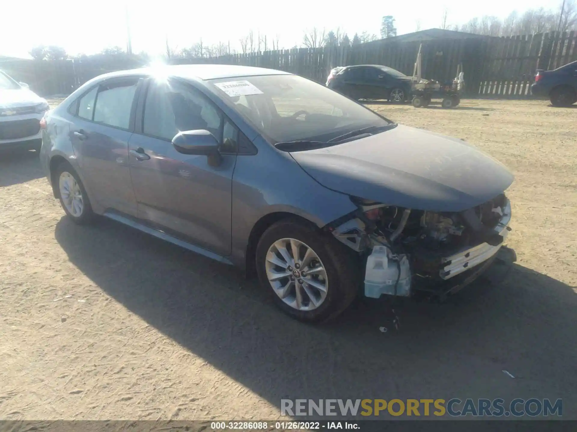 1 Photograph of a damaged car JTDVPMAE8NJ206459 TOYOTA COROLLA 2022