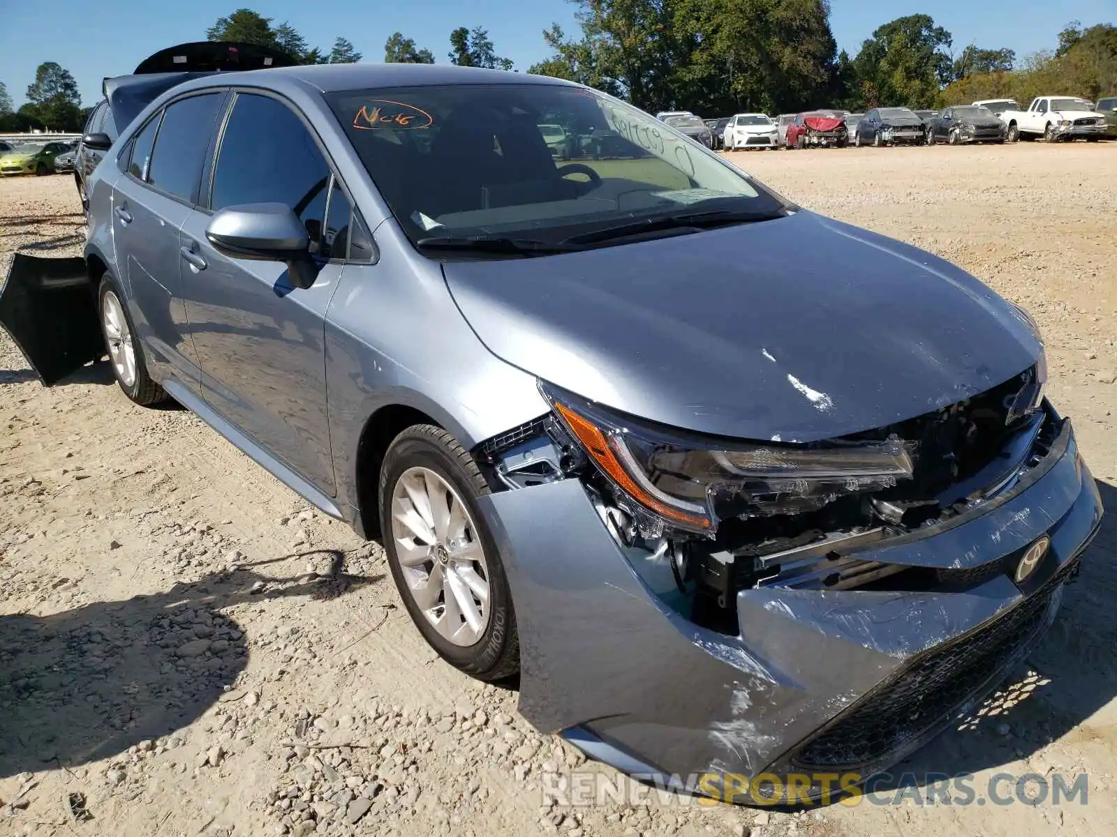 1 Photograph of a damaged car JTDVPMAE8NJ206848 TOYOTA COROLLA 2022