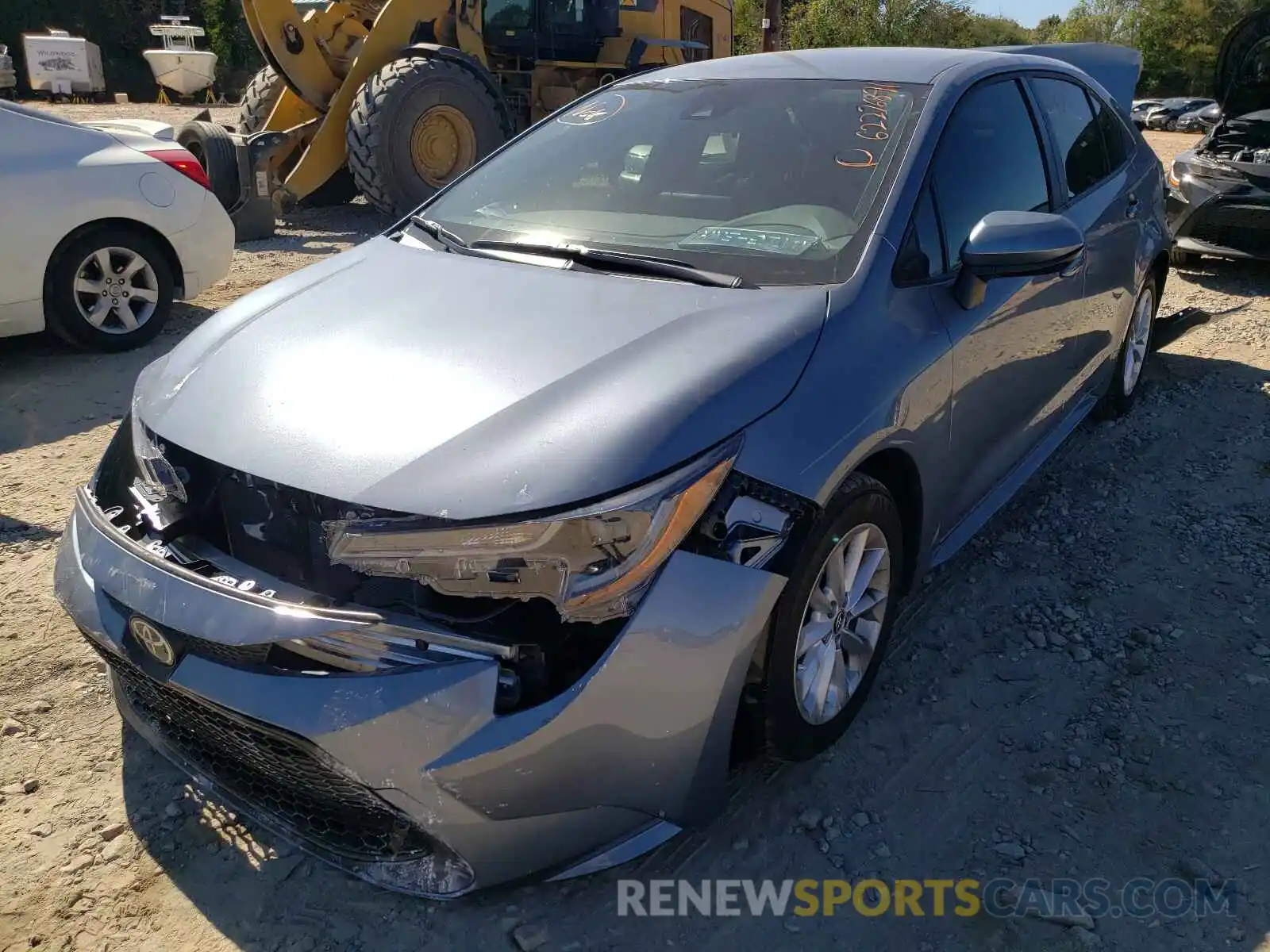 2 Photograph of a damaged car JTDVPMAE8NJ206848 TOYOTA COROLLA 2022