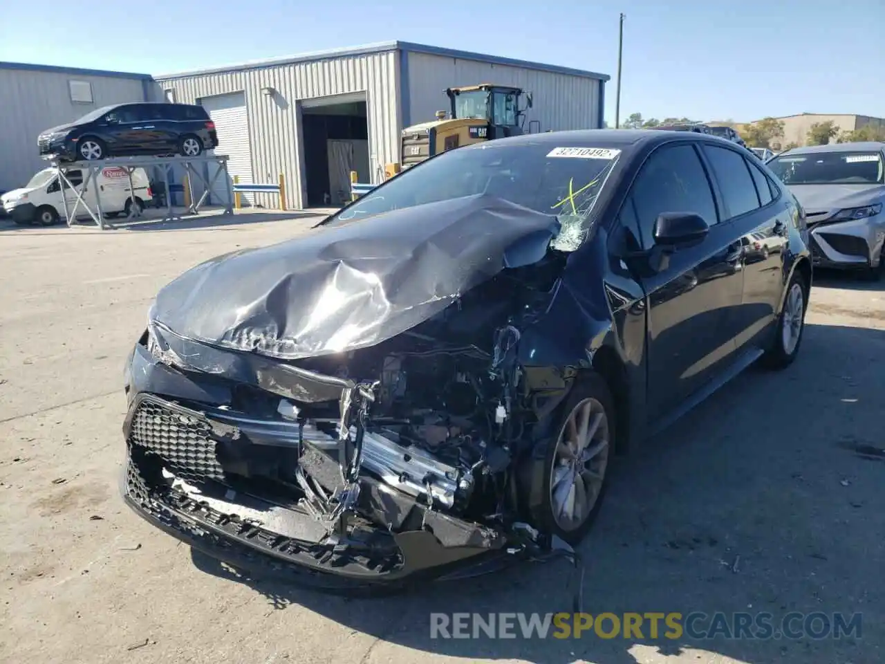 2 Photograph of a damaged car JTDVPMAE8NJ210219 TOYOTA COROLLA 2022