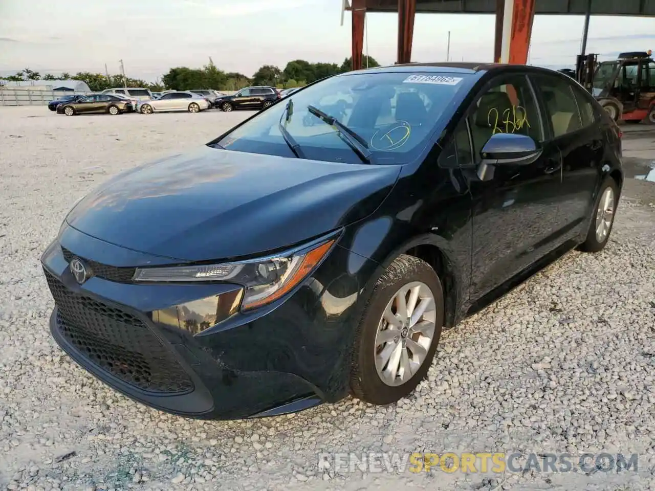 2 Photograph of a damaged car JTDVPMAE9NJ225456 TOYOTA COROLLA 2022