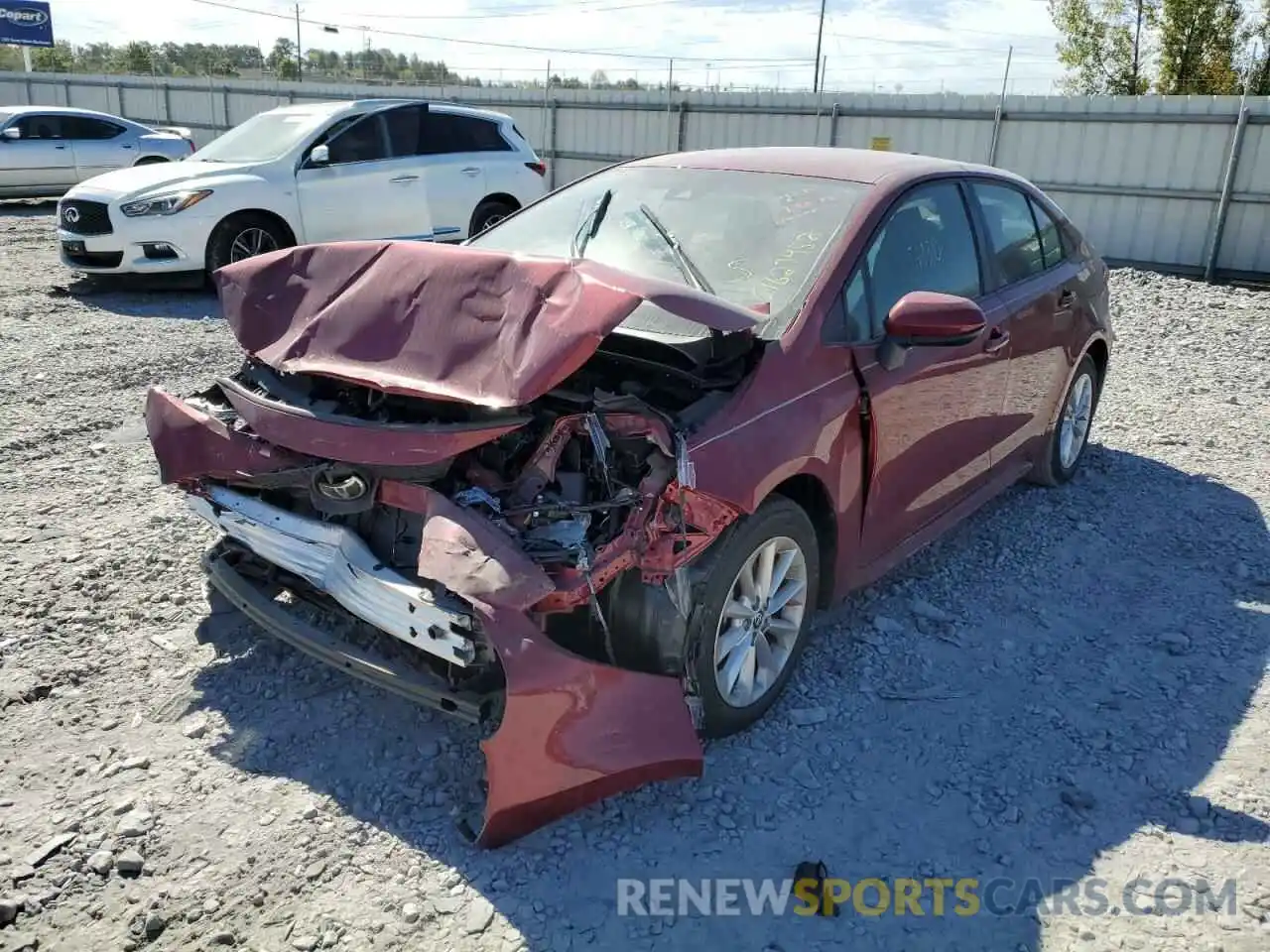 2 Photograph of a damaged car JTDVPMAEXNJ218659 TOYOTA COROLLA 2022