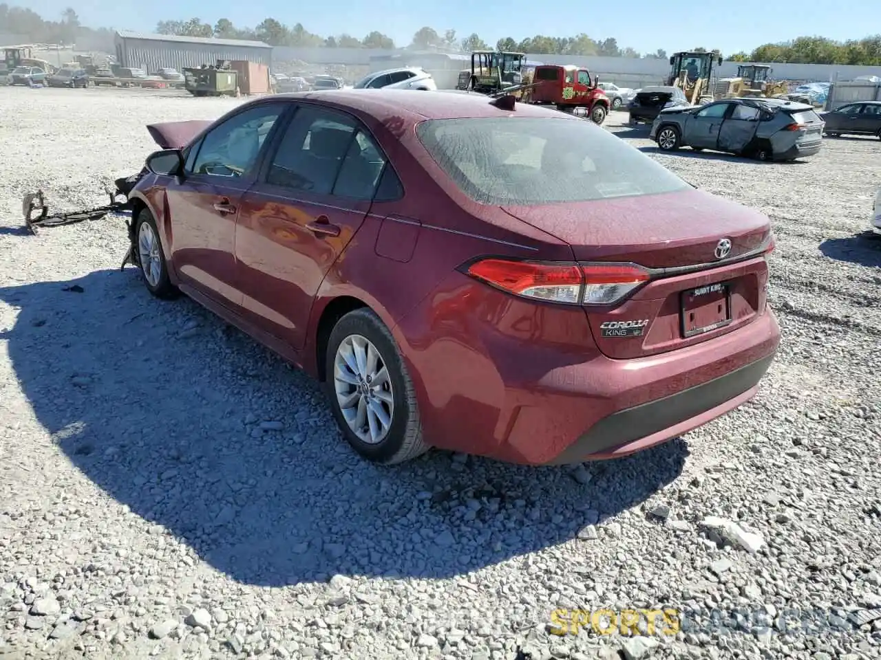 3 Photograph of a damaged car JTDVPMAEXNJ218659 TOYOTA COROLLA 2022