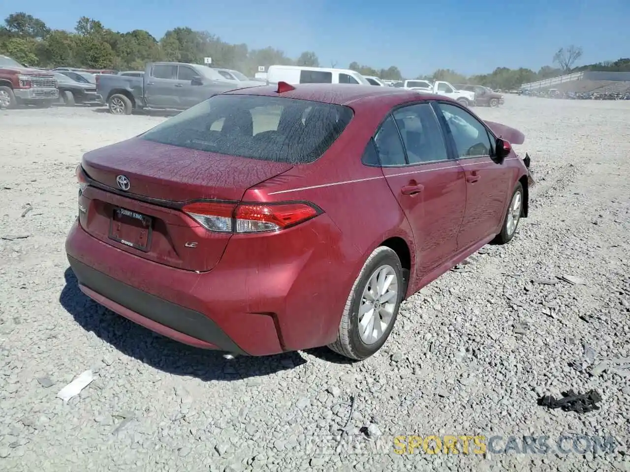 4 Photograph of a damaged car JTDVPMAEXNJ218659 TOYOTA COROLLA 2022