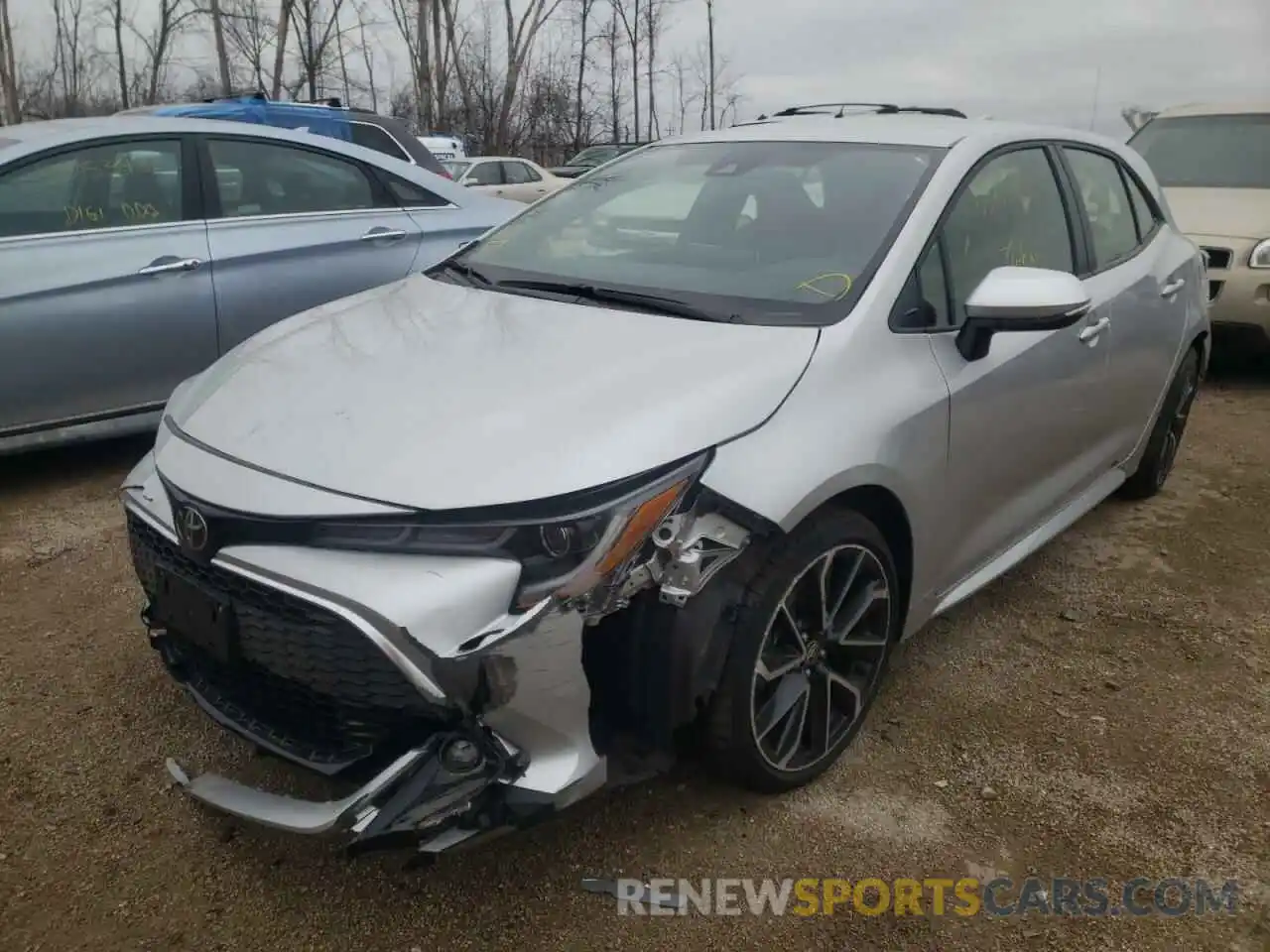 2 Photograph of a damaged car JTNA4MBE1N3158924 TOYOTA COROLLA 2022