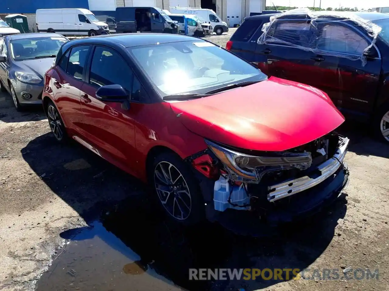 1 Photograph of a damaged car JTNA4MBE4N3150400 TOYOTA COROLLA 2022