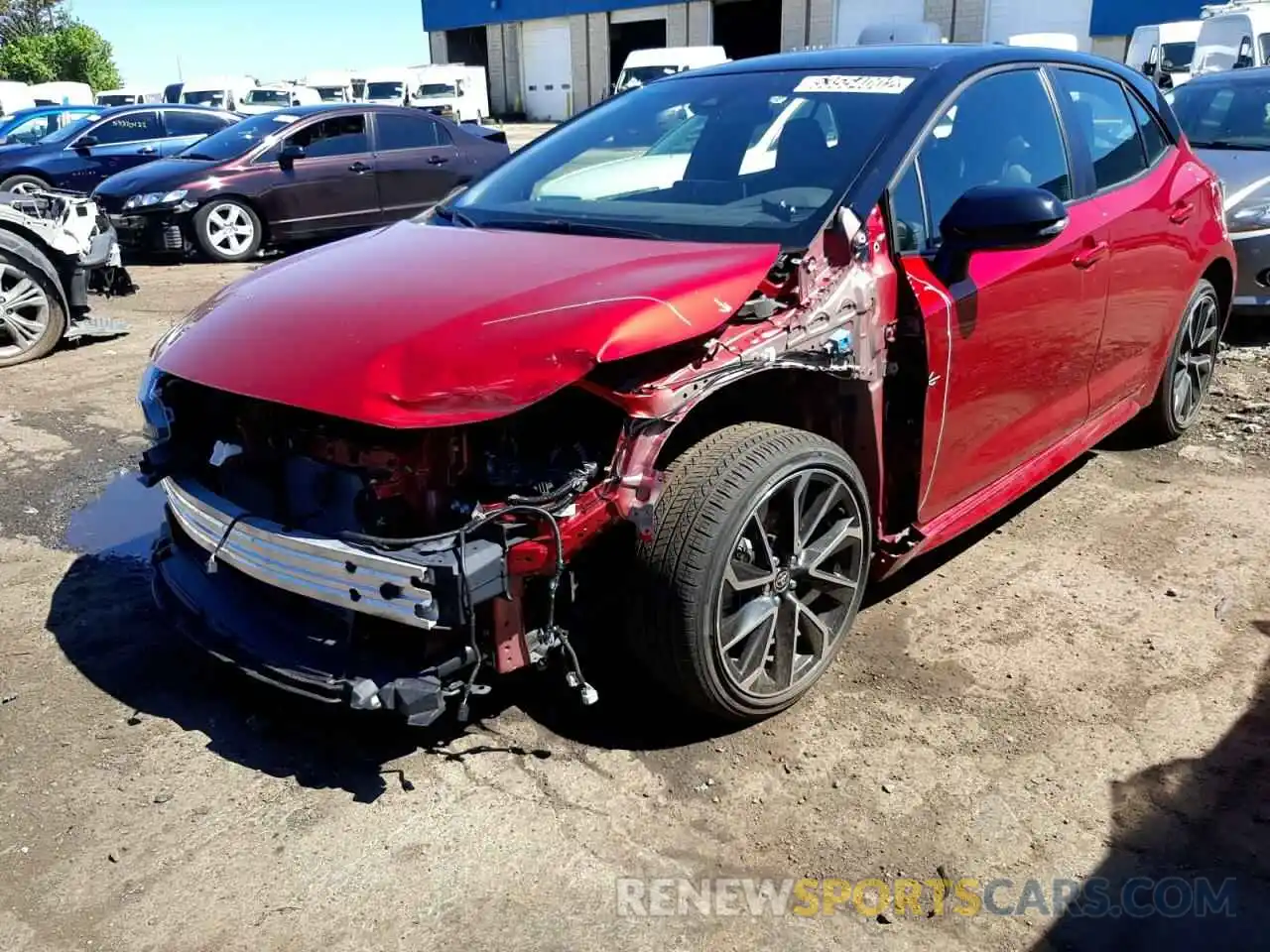 2 Photograph of a damaged car JTNA4MBE4N3150400 TOYOTA COROLLA 2022