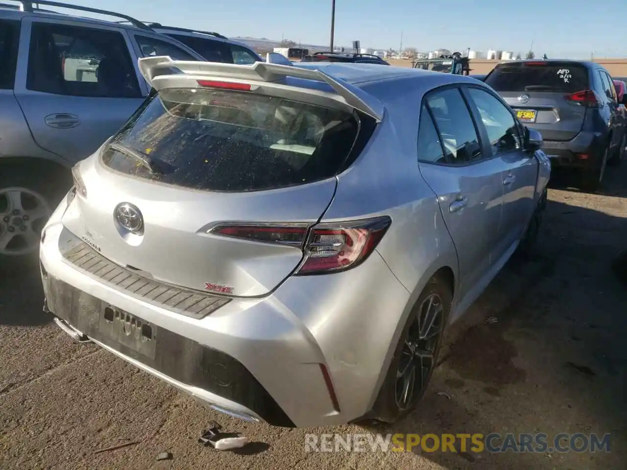 4 Photograph of a damaged car JTNA4MBE7N3154019 TOYOTA COROLLA 2022