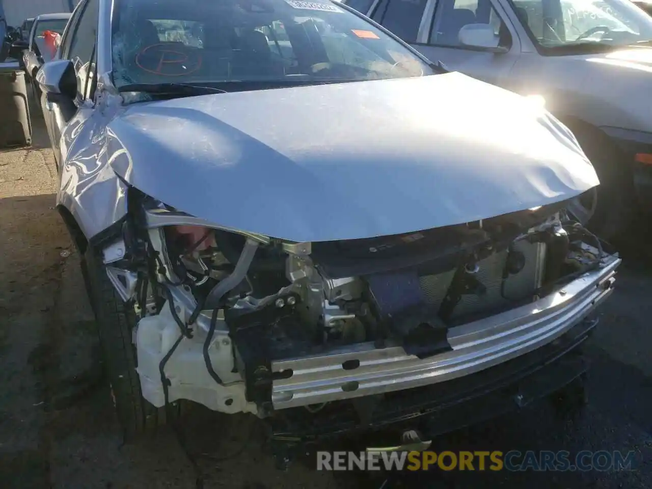 9 Photograph of a damaged car JTNA4MBE7N3154019 TOYOTA COROLLA 2022