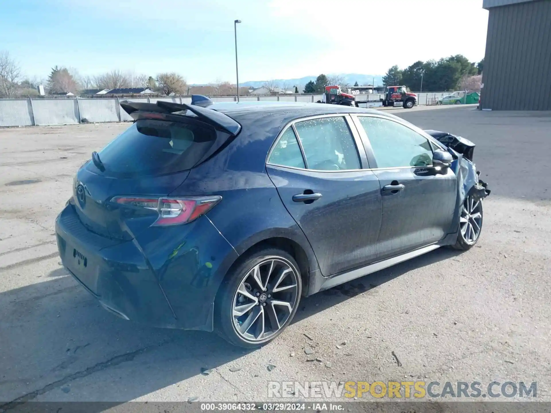 4 Photograph of a damaged car JTNA4MBE9N3184347 TOYOTA COROLLA 2022