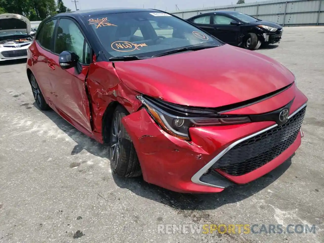 1 Photograph of a damaged car JTNA4MBEXN3163765 TOYOTA COROLLA 2022