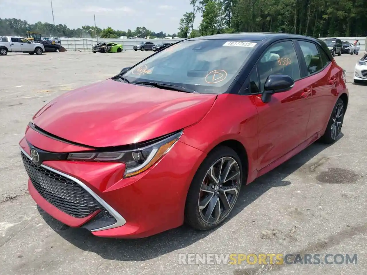 2 Photograph of a damaged car JTNA4MBEXN3163765 TOYOTA COROLLA 2022