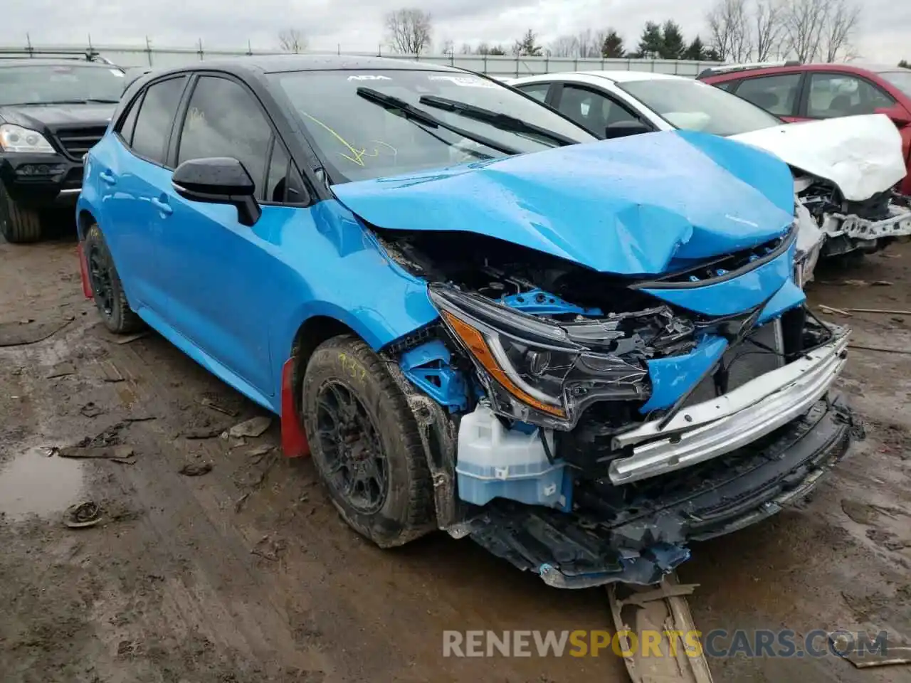 1 Photograph of a damaged car JTNB4MBE8N3154454 TOYOTA COROLLA 2022