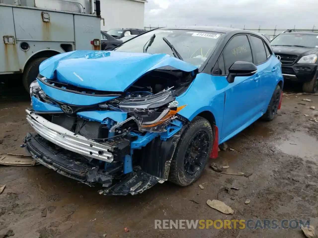 2 Photograph of a damaged car JTNB4MBE8N3154454 TOYOTA COROLLA 2022