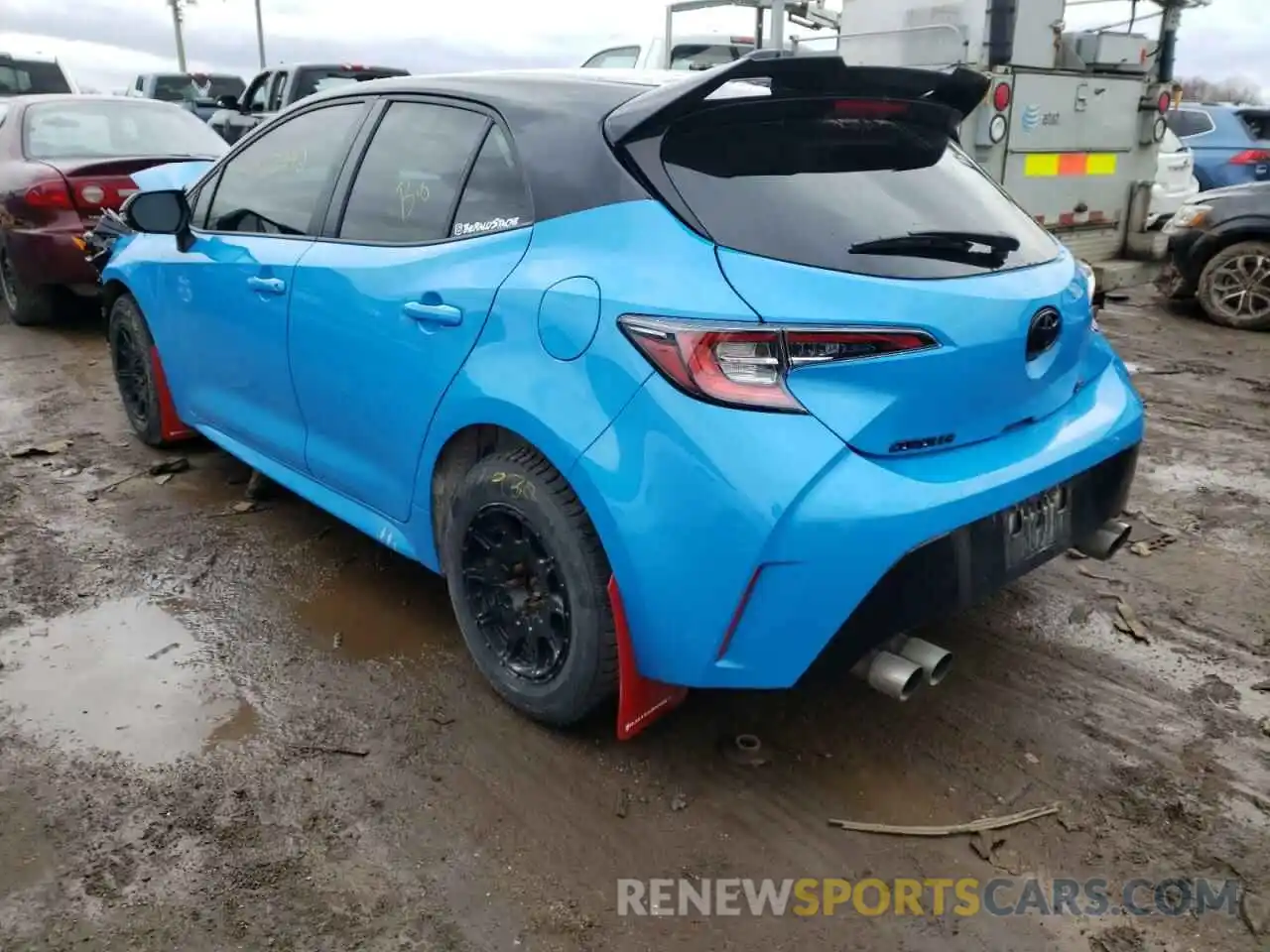 3 Photograph of a damaged car JTNB4MBE8N3154454 TOYOTA COROLLA 2022