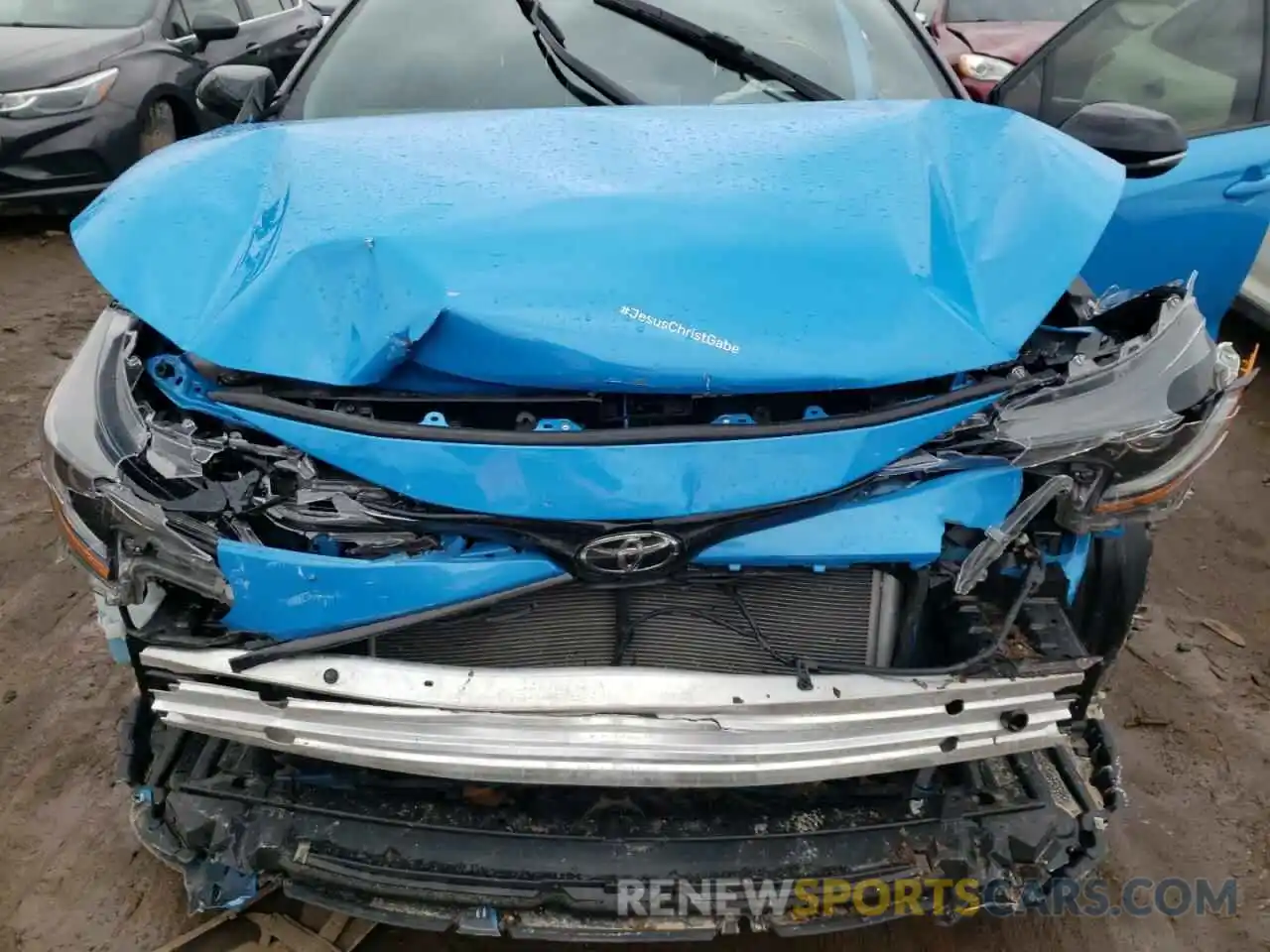 7 Photograph of a damaged car JTNB4MBE8N3154454 TOYOTA COROLLA 2022