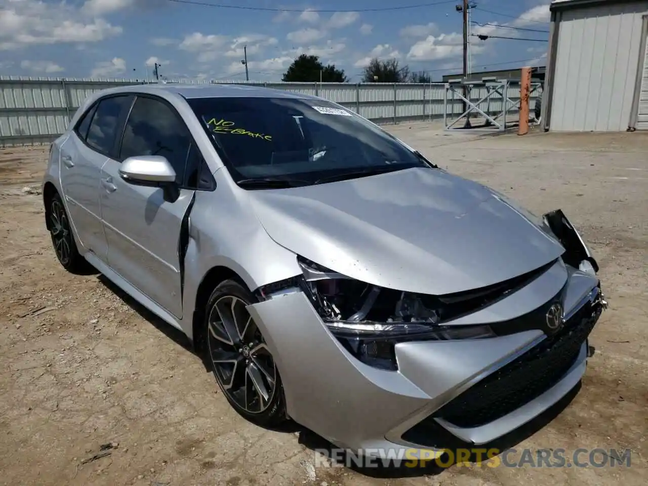 1 Photograph of a damaged car JTNC4MBE2N3163882 TOYOTA COROLLA 2022