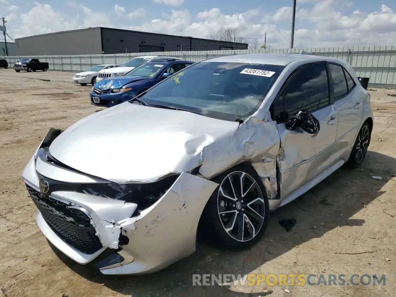 2 Photograph of a damaged car JTNC4MBE2N3163882 TOYOTA COROLLA 2022