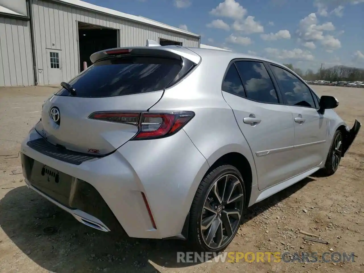 4 Photograph of a damaged car JTNC4MBE2N3163882 TOYOTA COROLLA 2022