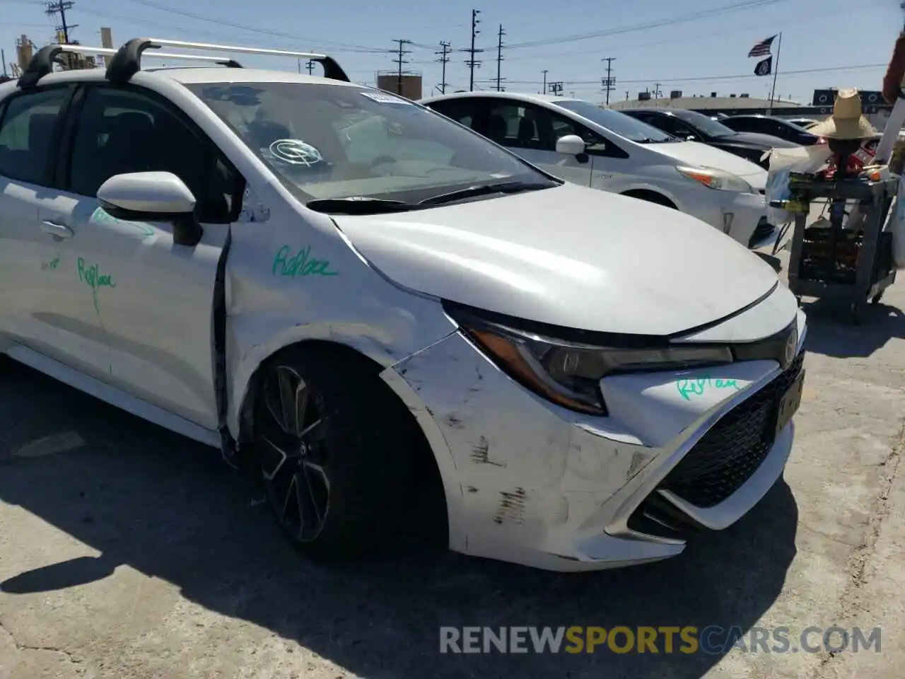 9 Photograph of a damaged car JTNC4MBEXN3162088 TOYOTA COROLLA 2022