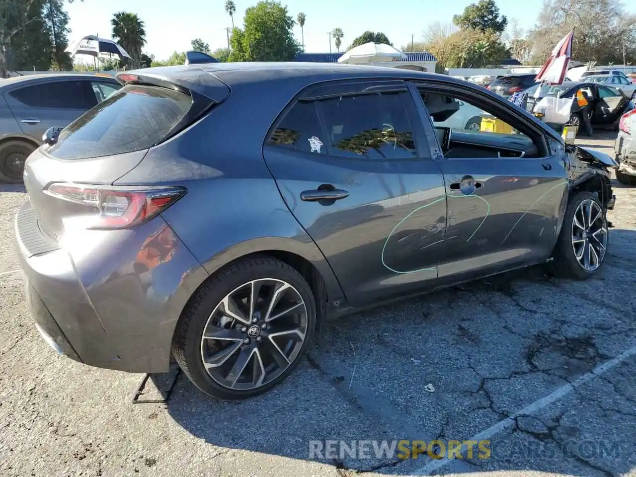 3 Photograph of a damaged car JTNC4MBEXN3181871 TOYOTA COROLLA 2022