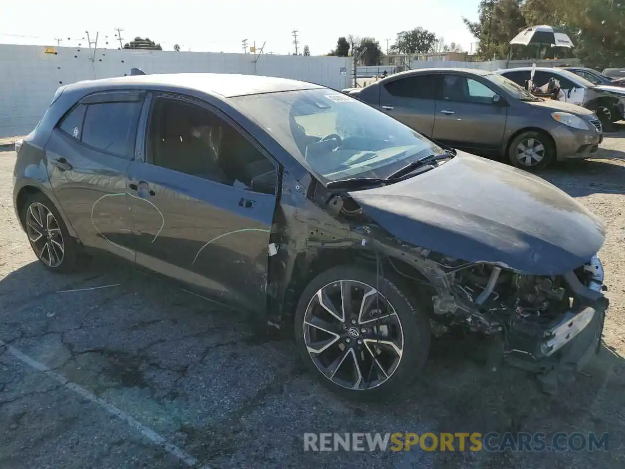 4 Photograph of a damaged car JTNC4MBEXN3181871 TOYOTA COROLLA 2022