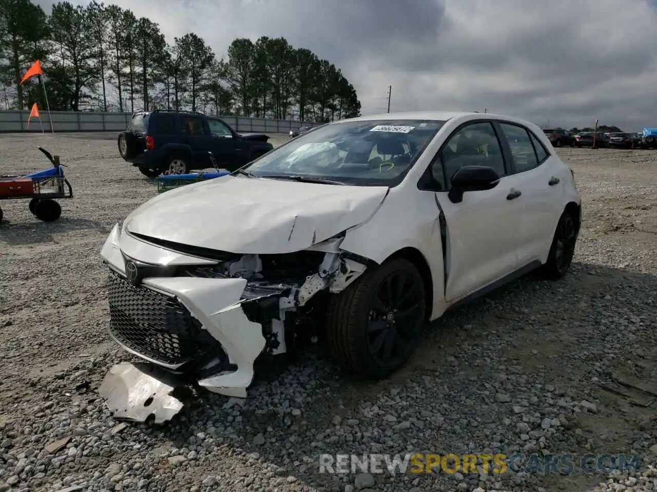 2 Photograph of a damaged car JTND4MBE0N3158202 TOYOTA COROLLA 2022