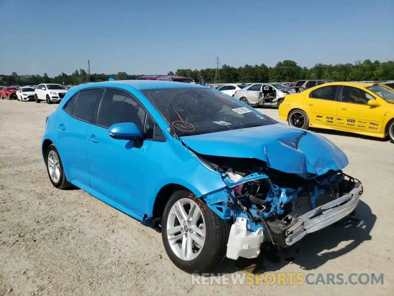 1 Photograph of a damaged car JTND4MBE0N3161889 TOYOTA COROLLA 2022