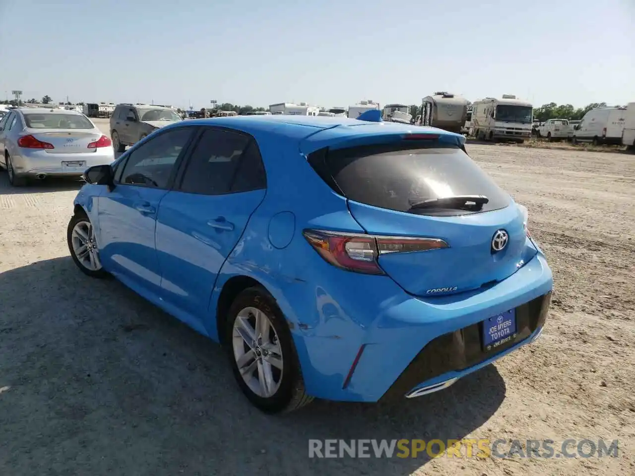 3 Photograph of a damaged car JTND4MBE0N3161889 TOYOTA COROLLA 2022