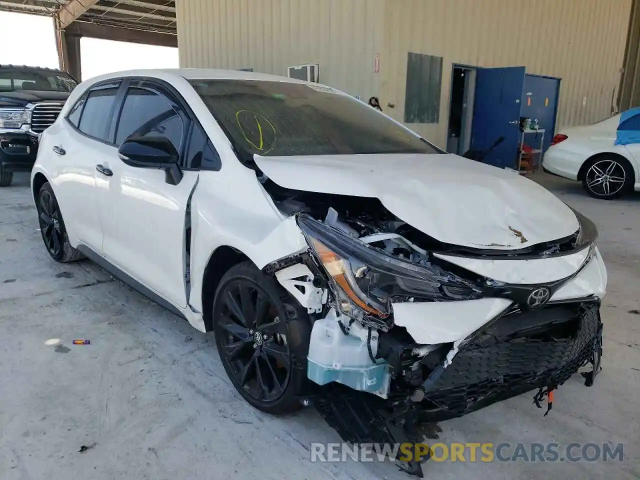 1 Photograph of a damaged car JTND4MBE0N3163688 TOYOTA COROLLA 2022