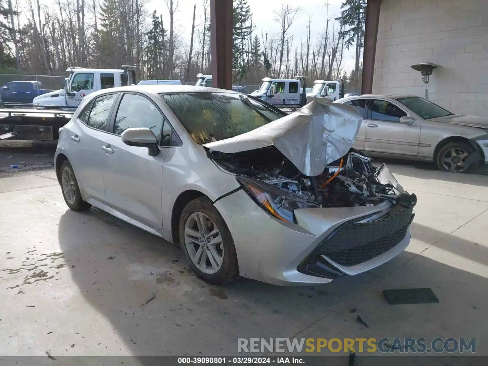 1 Photograph of a damaged car JTND4MBE1N3158466 TOYOTA COROLLA 2022