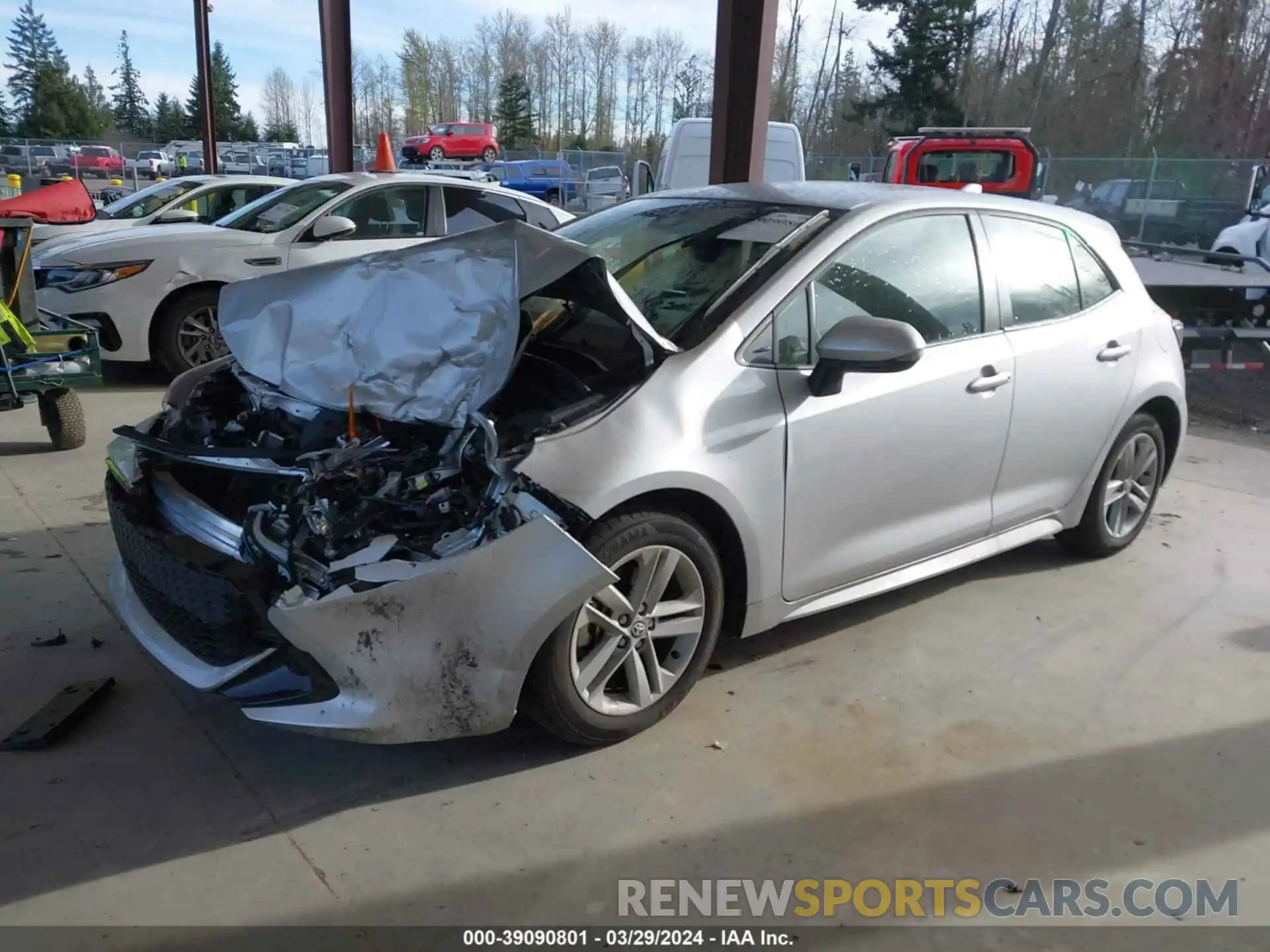 2 Photograph of a damaged car JTND4MBE1N3158466 TOYOTA COROLLA 2022