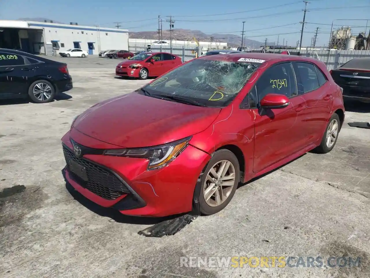 2 Photograph of a damaged car JTND4MBE3N3155052 TOYOTA COROLLA 2022