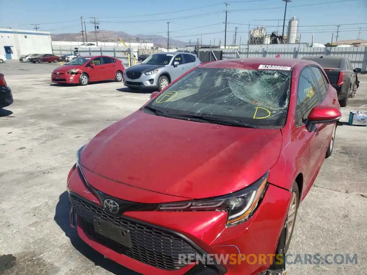 9 Photograph of a damaged car JTND4MBE3N3155052 TOYOTA COROLLA 2022