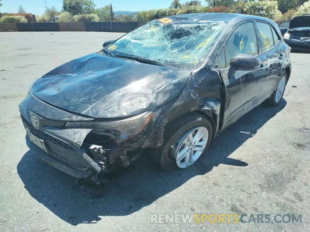 2 Photograph of a damaged car JTND4MBE3N3156654 TOYOTA COROLLA 2022