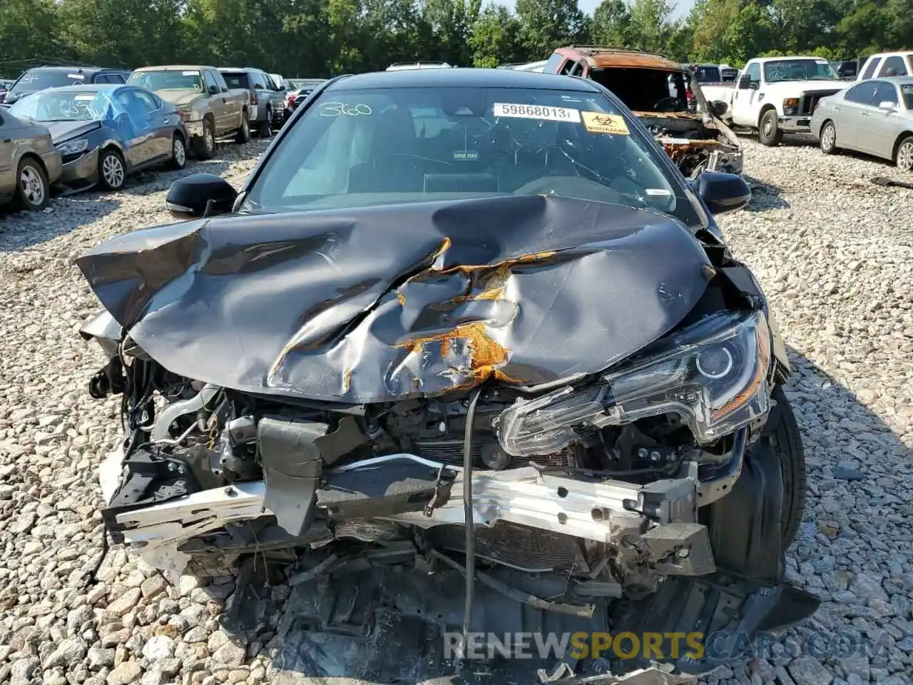 5 Photograph of a damaged car JTND4MBE3N3160719 TOYOTA COROLLA 2022